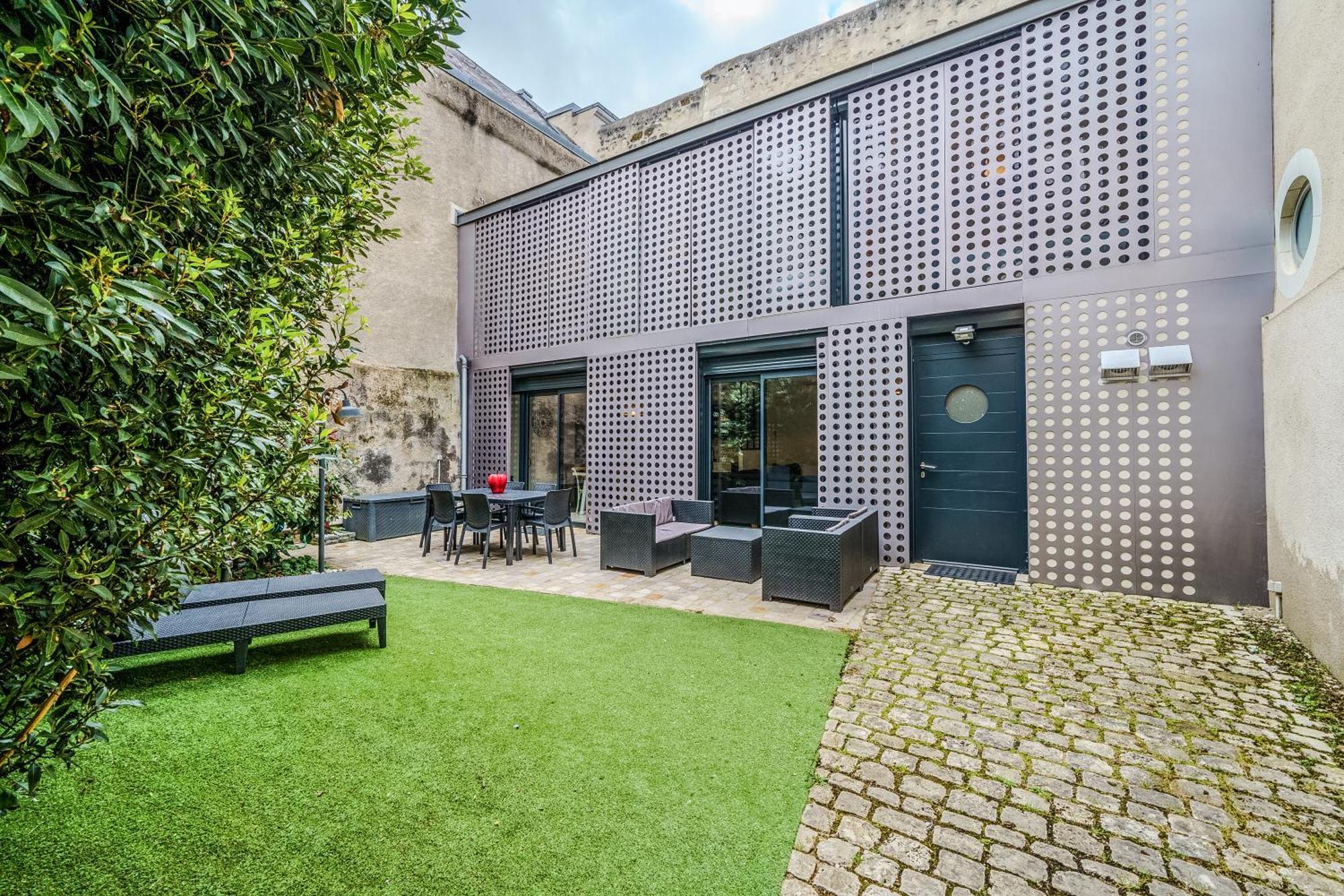 Maison D'Architecte Centre Tours Jardin, Climatisation, Parking 5 P Eksteriør bilde