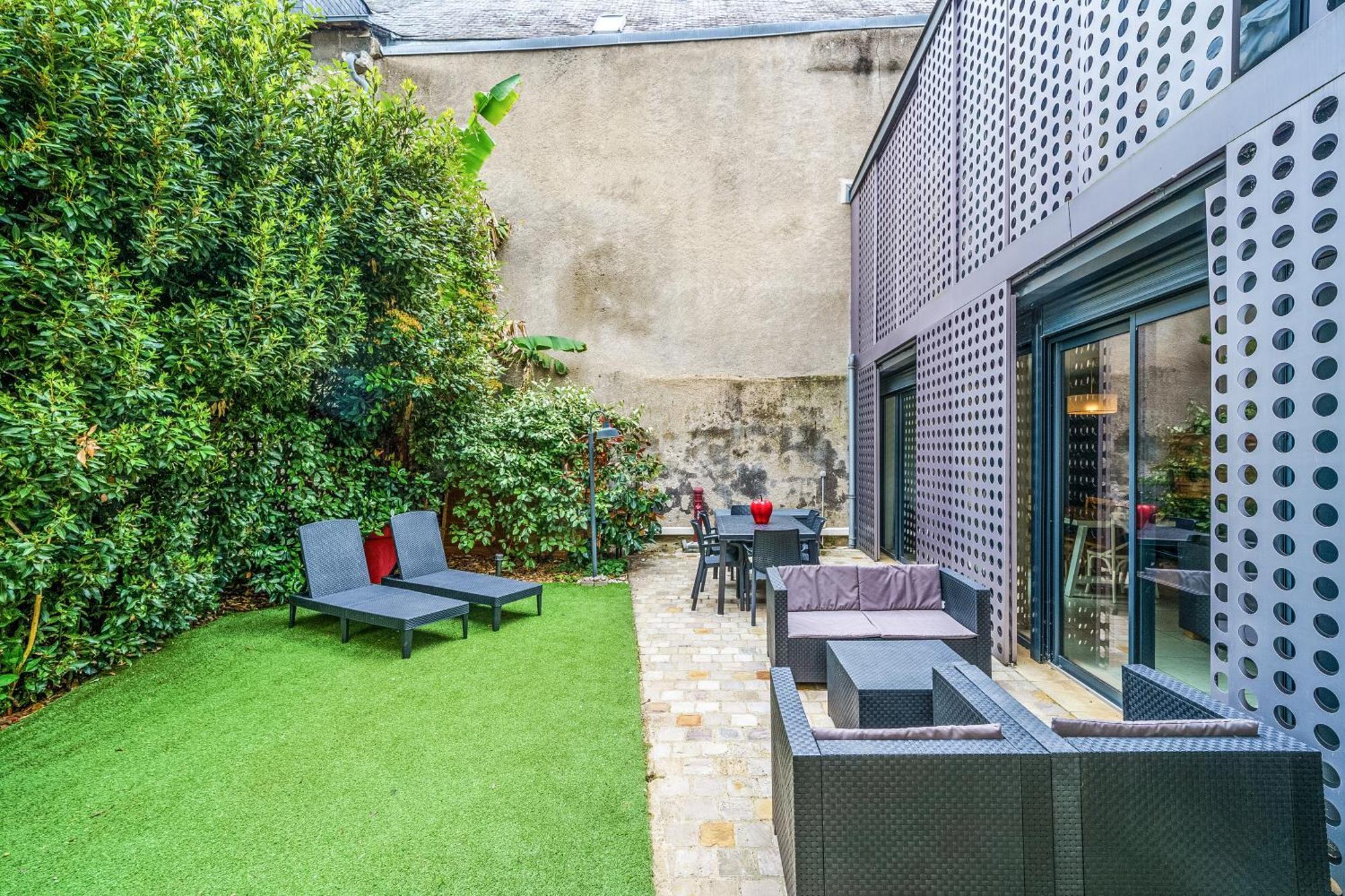 Maison D'Architecte Centre Tours Jardin, Climatisation, Parking 5 P Eksteriør bilde